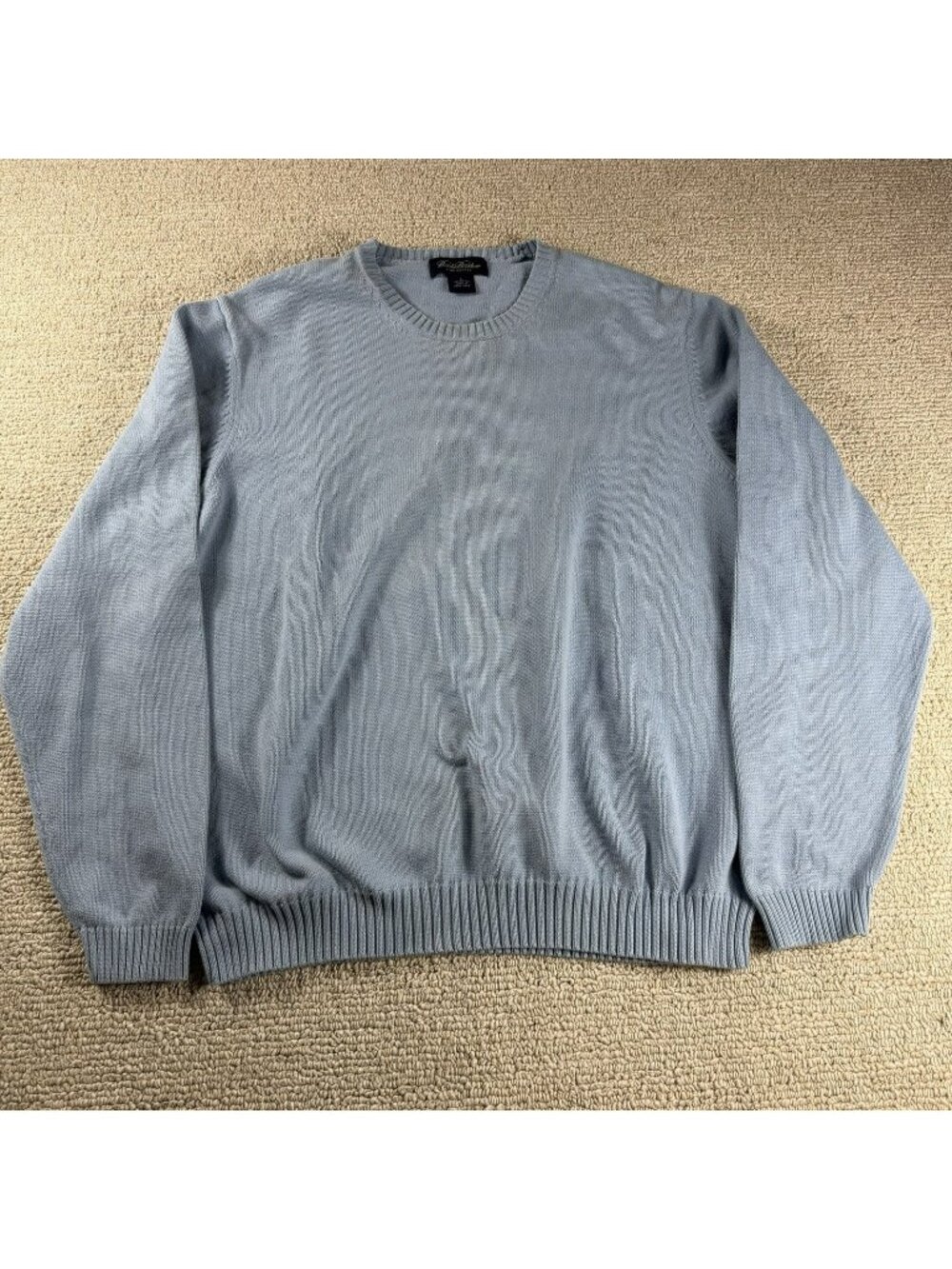 Brooks Brothers Pima Cotton Long Sleeve Sweater Blue Men’s Size Large